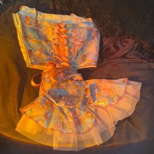 Sugar Thrillz corset and flounced skirt set 🎀🌅